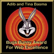 Adib and Tina Bugs Award for Web Excellence